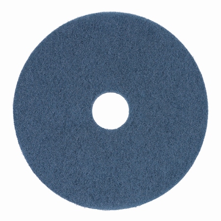 Boardwalk Scrubbing Floor Pads, 16" Diameter, Blue, PK5 BWK4016BLU